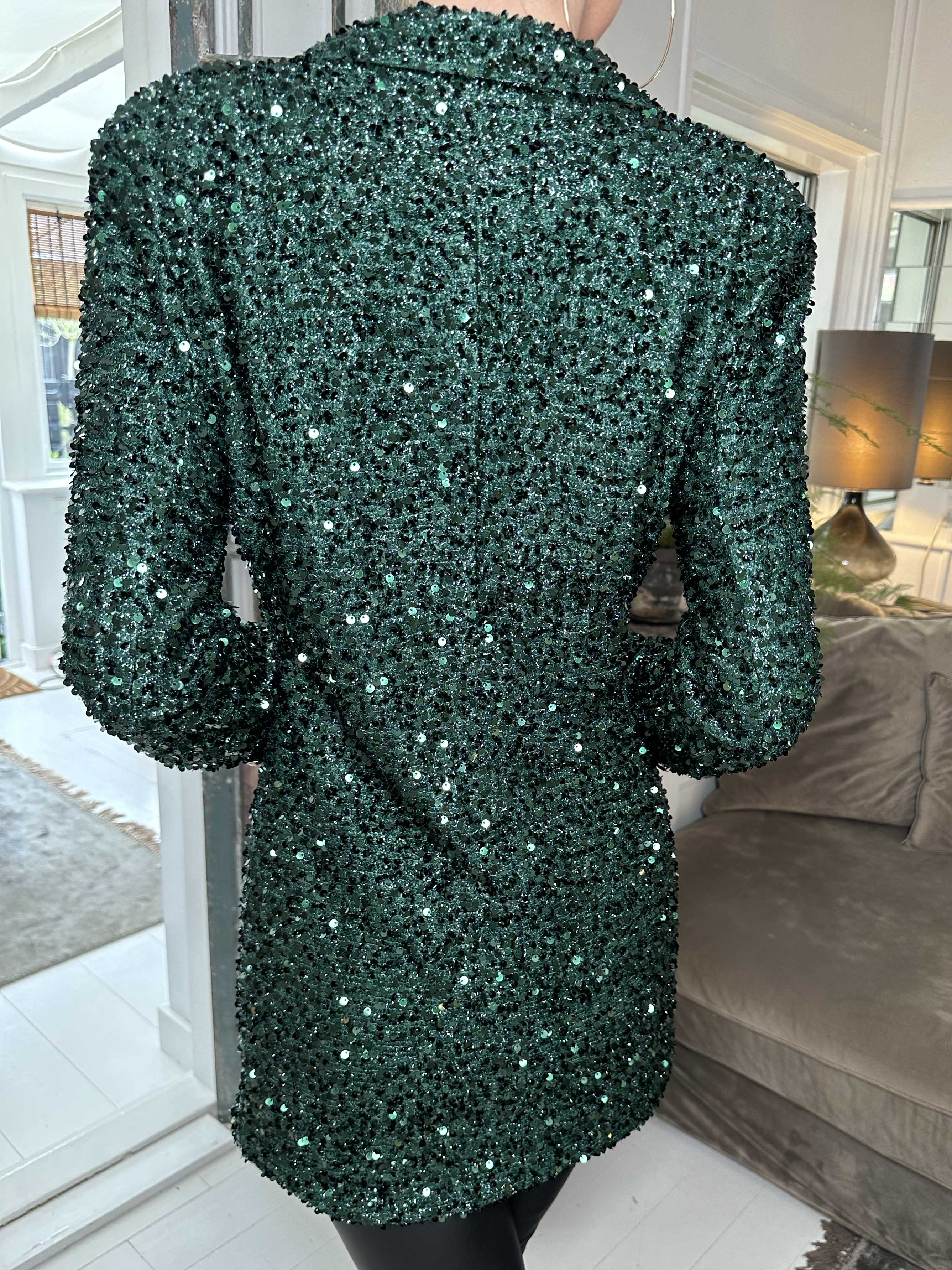 Dimina - Kavaj med paljetter och knappar